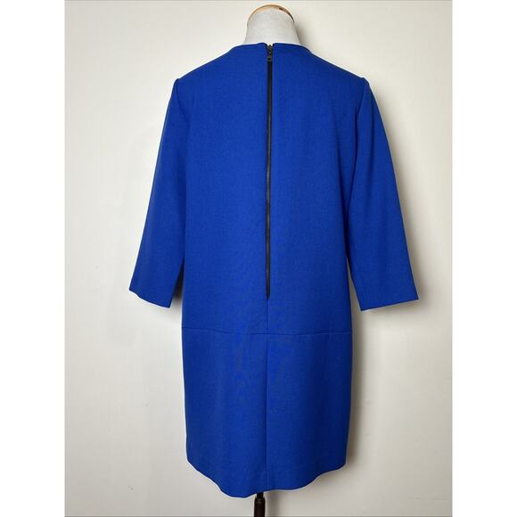 Ann Taylor Modern Shift Dress Size 6 Petite Minimalist Career Cocktail Wedding - Picture 2 of 10